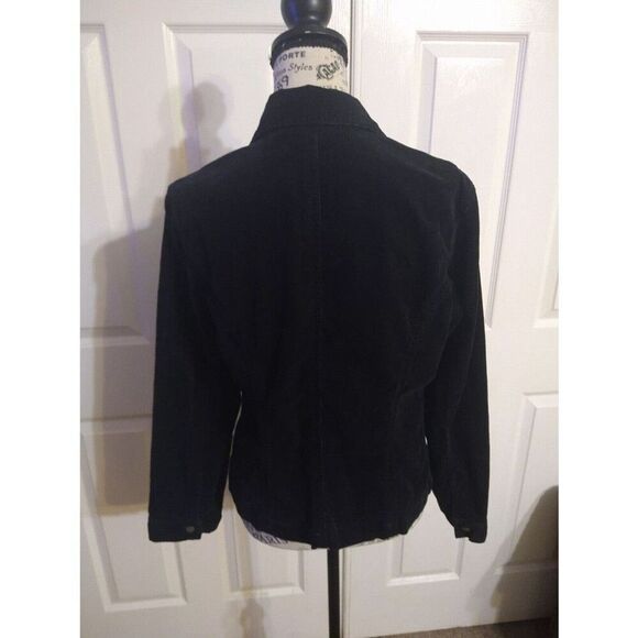 Chico's Black size one corduroy jacket - Picture 5 of 8